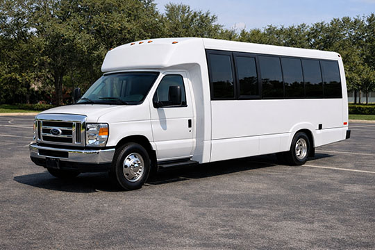 18-passenger minibus available for charter in Jeffersonville, OH