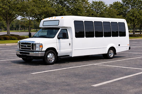 20-passenger minibus available for charter in Jeffersonville, OH